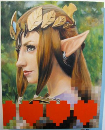 Zelda mais en peinture