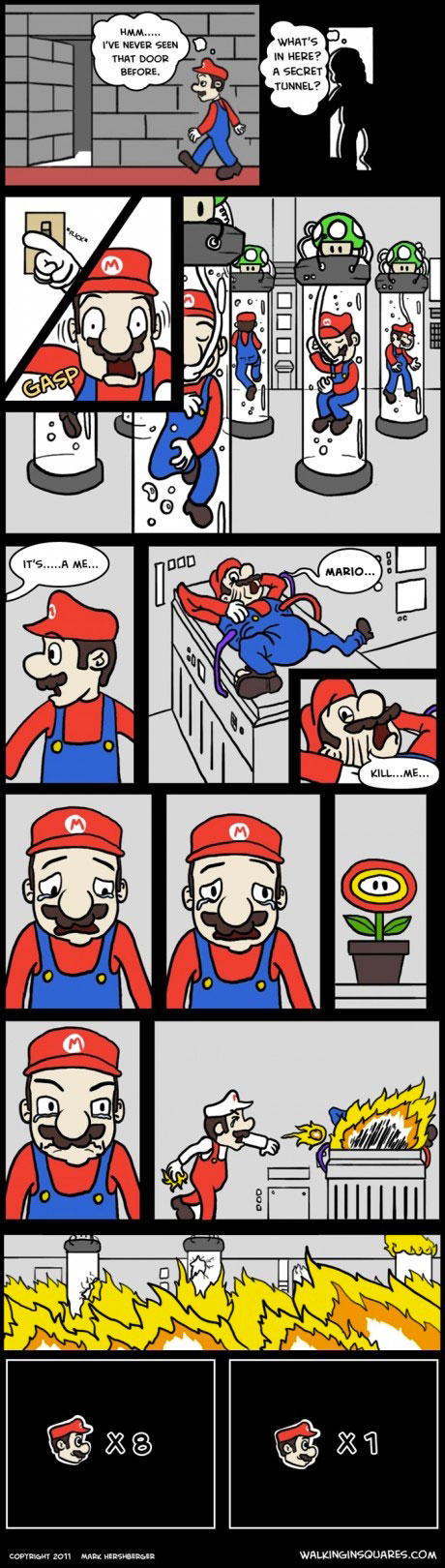 Mario rencontre Alien: Resurection