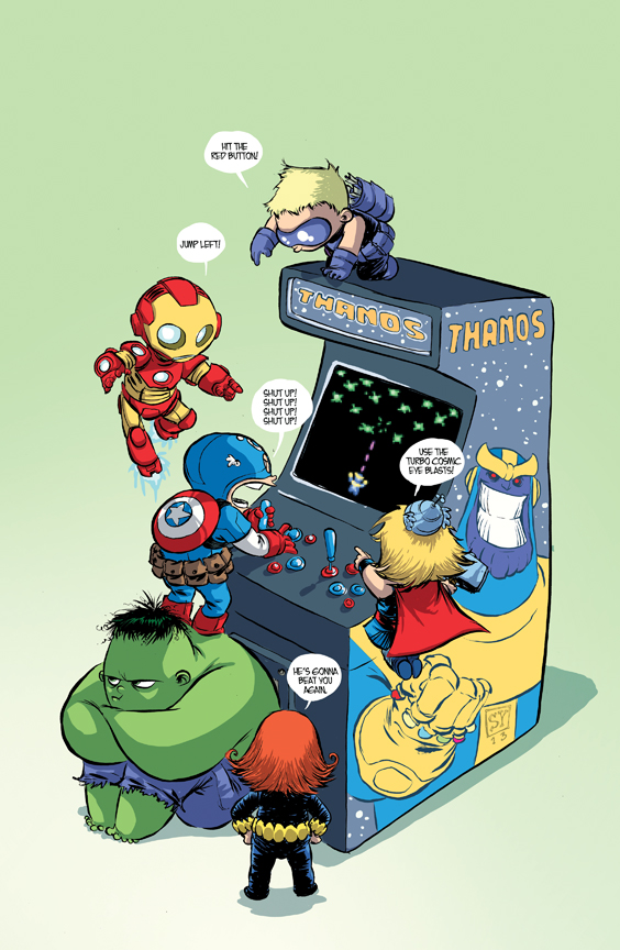 Couverture alternative du comics Infinity #1