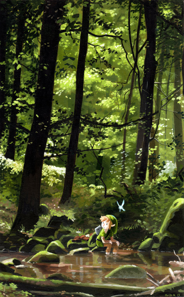 Illustration de The Legend of Zelda par Erik Krenz