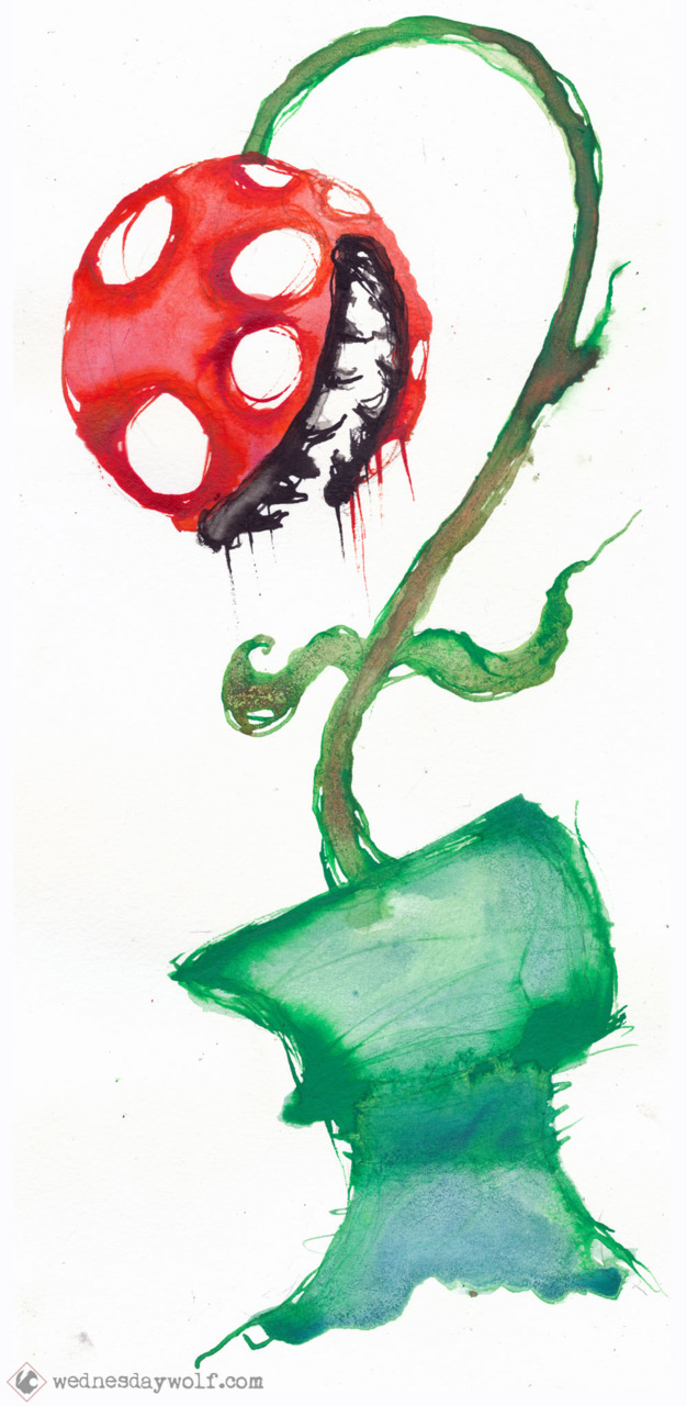 Piranha Plant  - by Wednesday Wolf