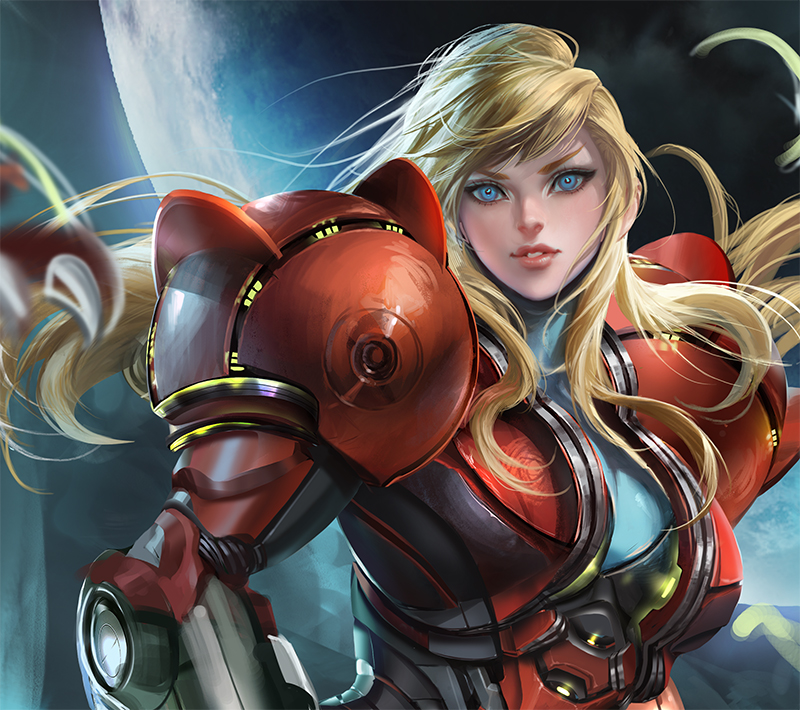 Samus Aran par Sakimichan 