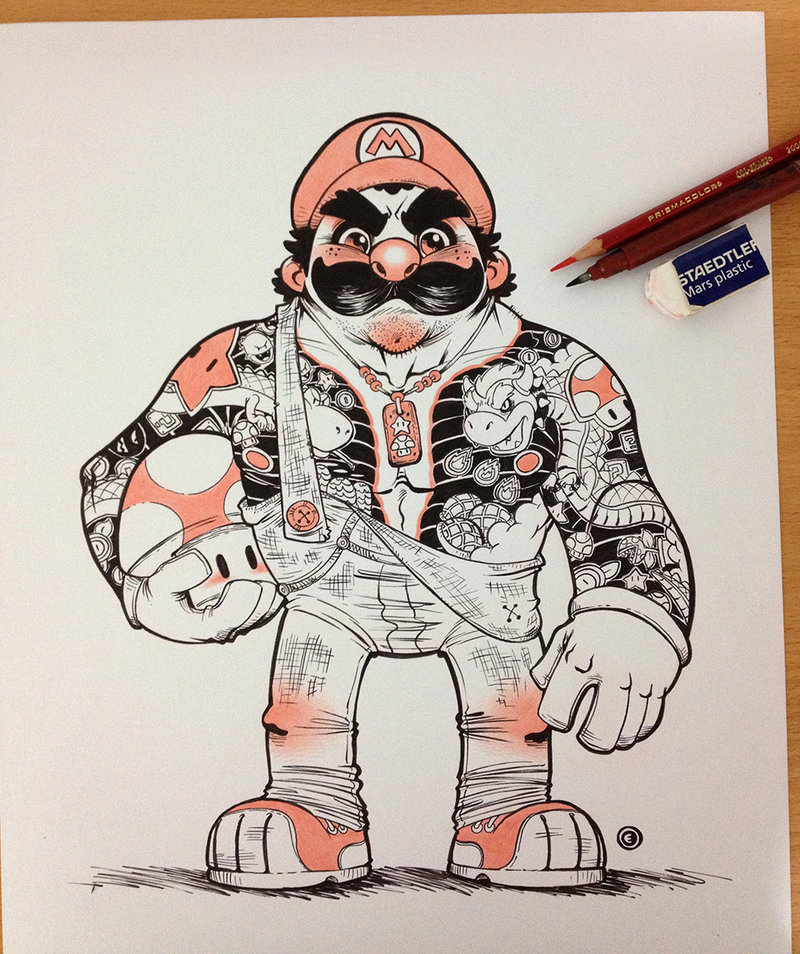 Yakuza Mario parEduardo Vieira