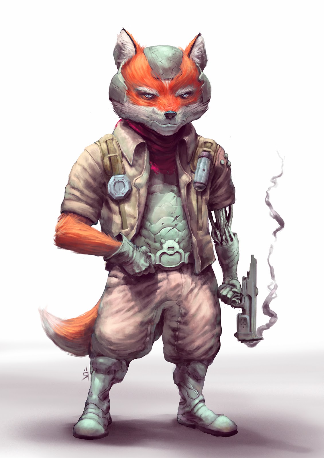 Fox McCloud par Oscar Römer
