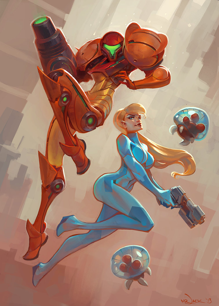 Samus par Luke Mancini