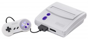 Le modèle redessiné de la Super NES pour l'Amérique du Nord.