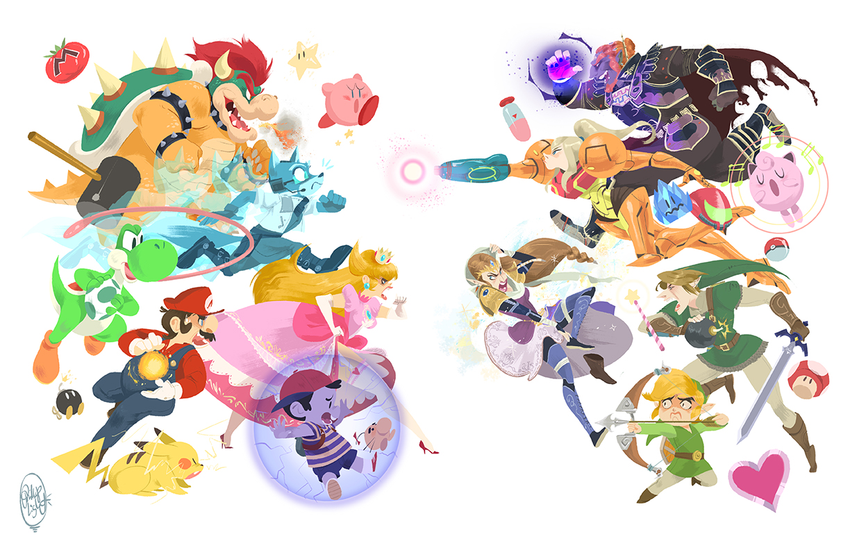 Super Smash Bros par Philip Light