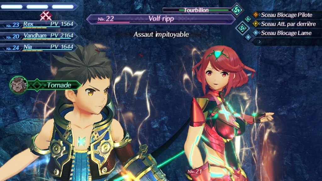 Screenshot pris en plein déclenchement de l'Art niveau IV de Pyra ! Et ouais ma gueule !